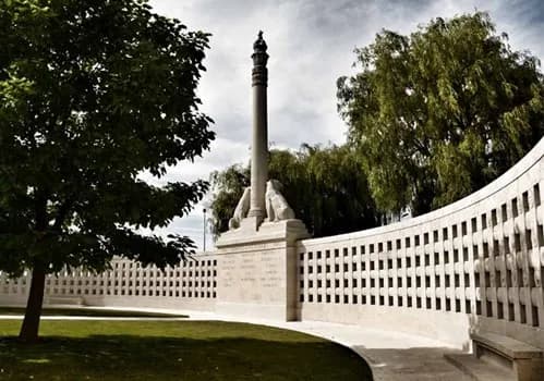 The Neuve-Chapelle Indian Memorial in northern France, commemorating Indian soldiers of the First World War with no known grave.