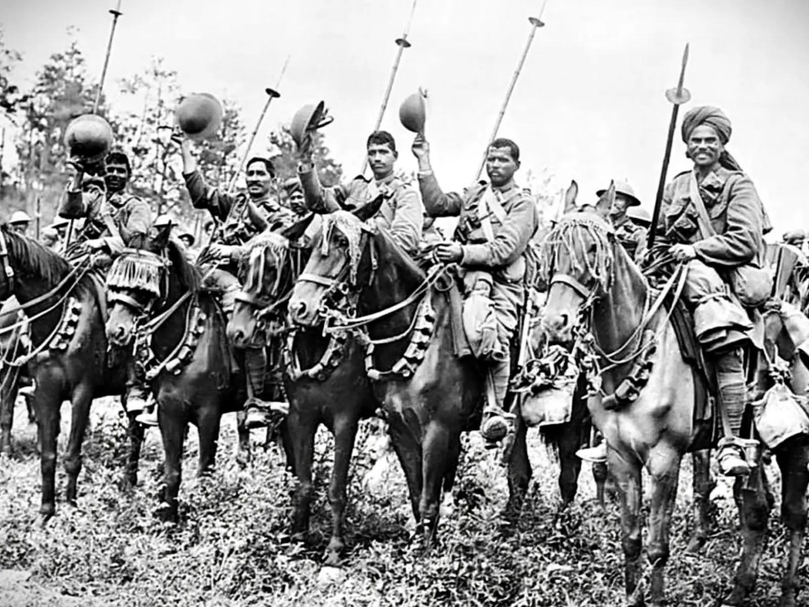 The Somme battlefield during the First World War, from the memorial project's historical image collection.